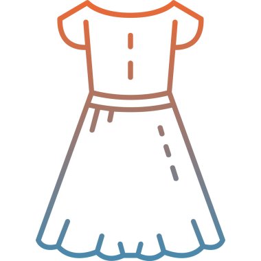 Bebek elbisesi. Basit tasarım