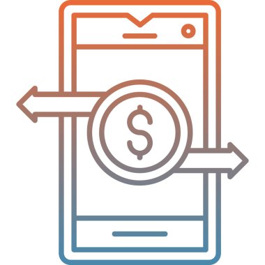 cep telefonu ikonu vektör illüstrasyonu