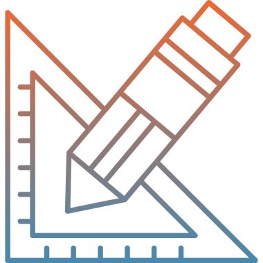 kalem simgesi vektör illüstrasyonu