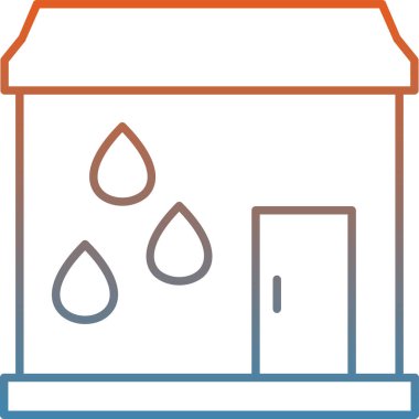 Su damlası. Web simgesi