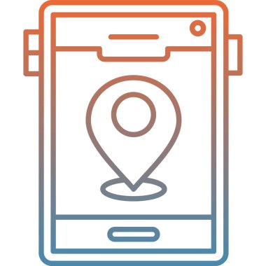 Harita işaretleyici vektör illüstrasyonuName