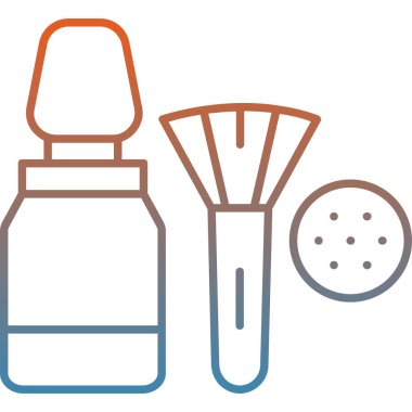 Şişe ve haplar. Web simgesi basit illüstrasyon