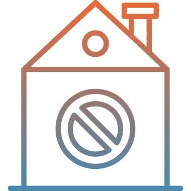 ev simgesi vektör illüstrasyonu