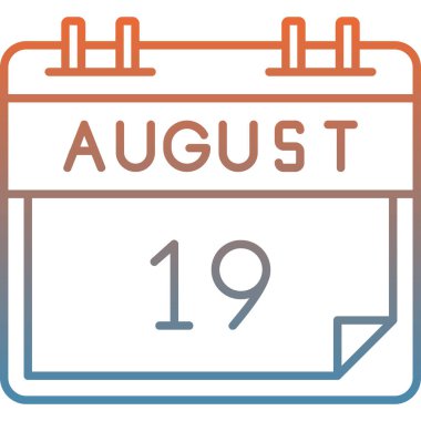 Takvim simgesi tasarımı, vektör illüstrasyonu