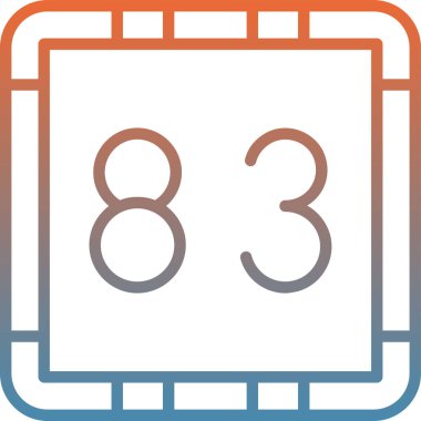 Beyaz arkaplanda izole edilmiş takvim tarihi simgesi. olay sembolü