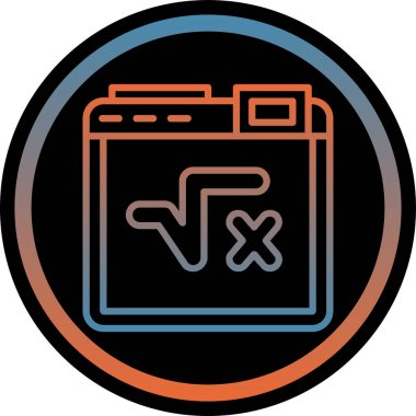 Bir b simgesinin vektör illüstrasyonu