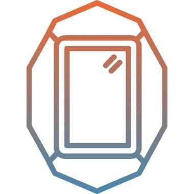 Modern ikon susuzluğunun vektör çizimi