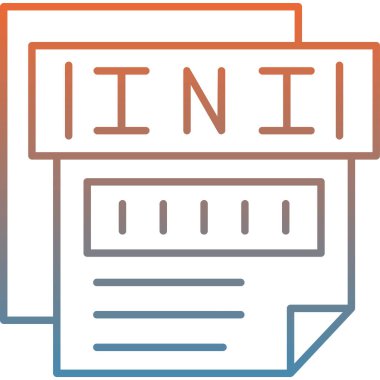 dosya biçimi simgesi, vektör illüstrasyonu