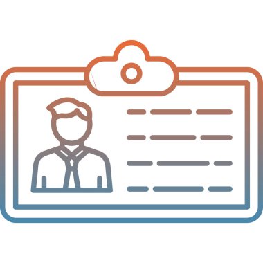 iş simgesi vektör illüstrasyonu