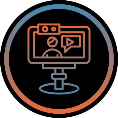 seo modern simgesinin vektör illüstrasyonu