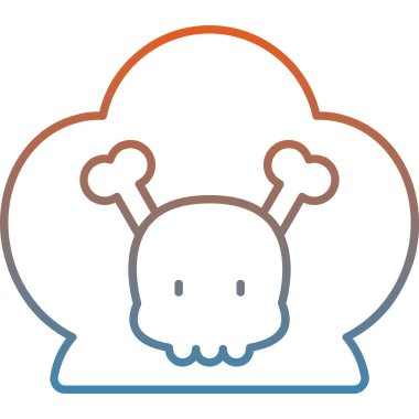 vector illustration of modern halloween icon