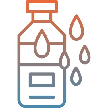 şişe simgesi vektör illüstrasyonu