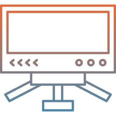 izleyici simgesi, vektör illüstrasyonu