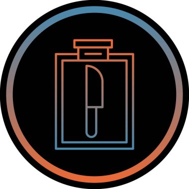 Bir pil simgesinin vektör çizimi