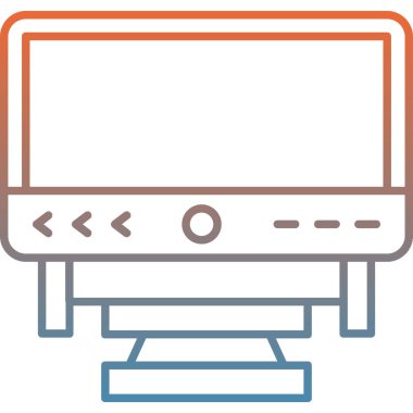 Bilgisayar monitörü. Basit tasarım