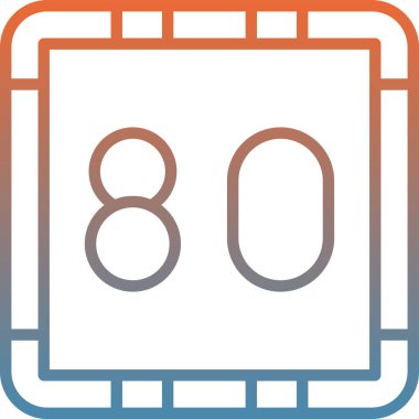 Takvim simgesi vektör illüstrasyonu