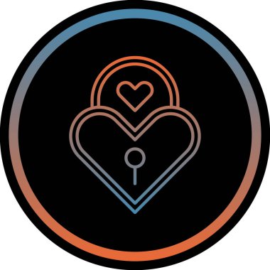 Bir kalbin vektör illüstrasyonu