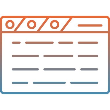 belge simgesi vektör illüstrasyonu