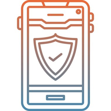 cep telefonu ikonu vektör illüstrasyonu