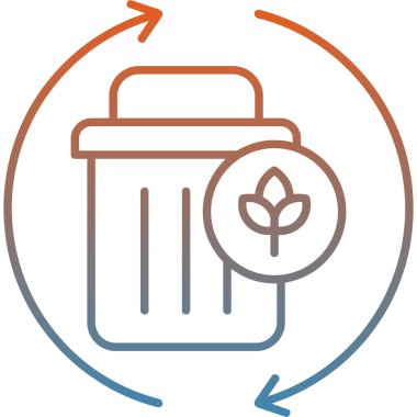 Simge vektör illüstrasyonu geri dönüşümü