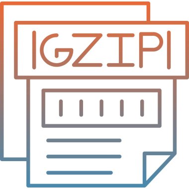 dosya biçimi simgesi, vektör illüstrasyonu