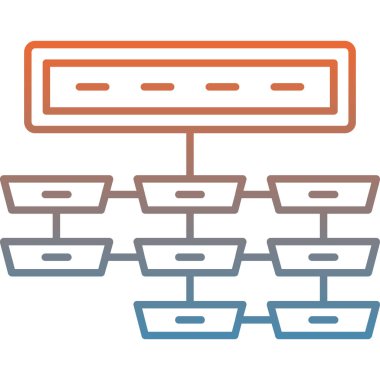 şebeke. Web simgesi basit illüstrasyon