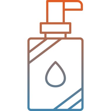 Şişe. Web simgesi basit illüstrasyon