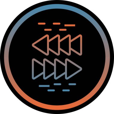 Müzik ve eşitleyici simgesinin vektör illüstrasyonu.