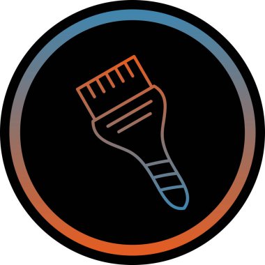 fırça vektör resimleme simgesi