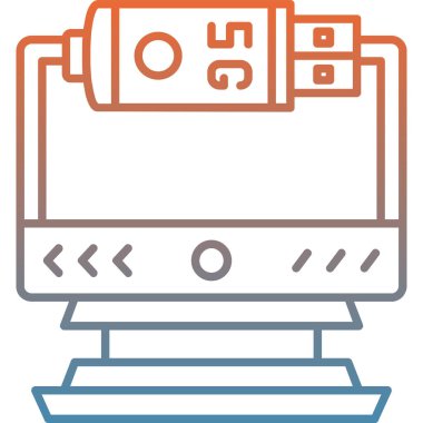 Kamera. Web simgesi basit illüstrasyon