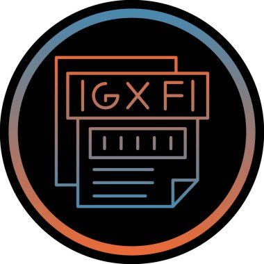 dosya biçimi simgesi, vektör illüstrasyonu