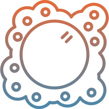 Çizgi film simgesinin vektör çizimi