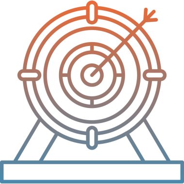 Pusula. Web simgesi basit illüstrasyon