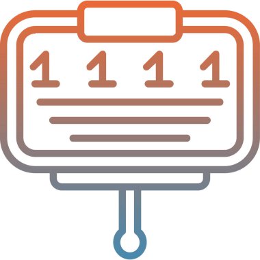 Dolu takvim tarihi simgesi - taslak biçimi