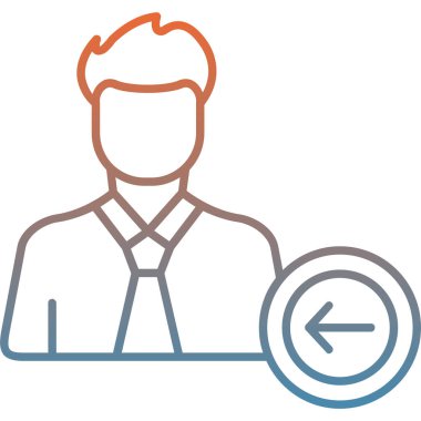 İş simgesinin vektör illüstrasyonu