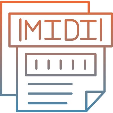 Dosya simgesinin vektör illüstrasyonu