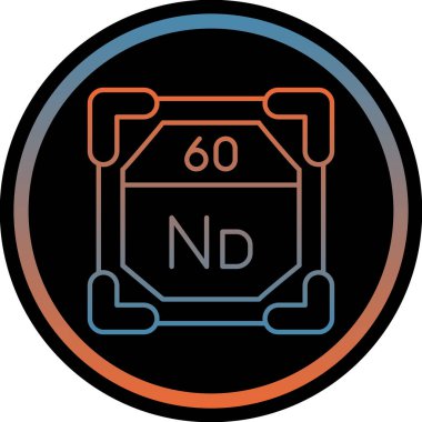 Modern bir simgenin vektör illüstrasyonu