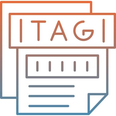 dosya adı etiketi vektör illüstrasyonu