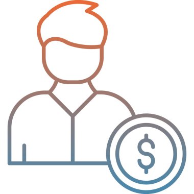 iş simgesi, vektör resimleme