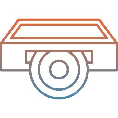 - Araba. Web simgesi basit illüstrasyon