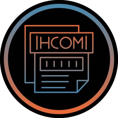 G harfi logosu renkli. Dijital teknoloji işaretinin vektör illüstrasyonu.