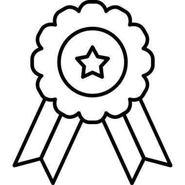 rozet ödülü simgesi, özet biçimi