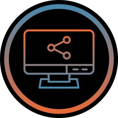 seo modern simgesinin vektör illüstrasyonu