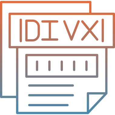 dosya biçimi simgesi, vektör illüstrasyonu