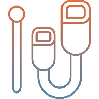 tıbbi simge, basit vektör illüstrasyonu