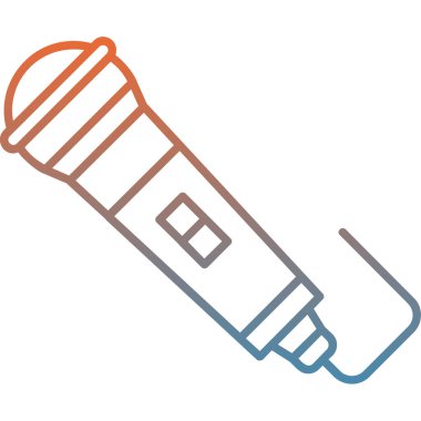 elektrik dolgu vektör çizgisi simgesi, işaret, illüstrasyon