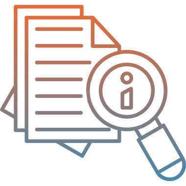 dosya belgesi simgesi, modern tasarım illüstrasyonu