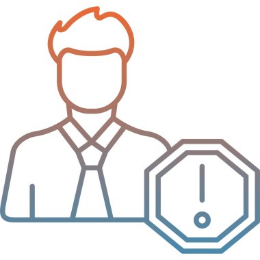 İş adamının vektör illüstrasyonu