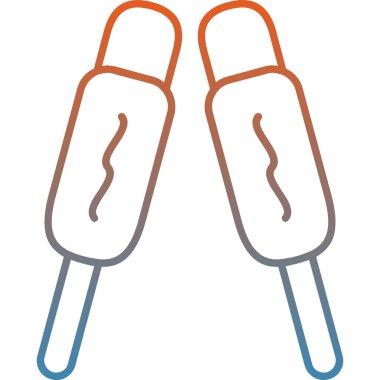 termometre vektör simgesi modern basit tasarım