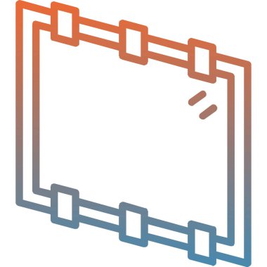 kutu teslim paketi simgesi ana hat biçiminde